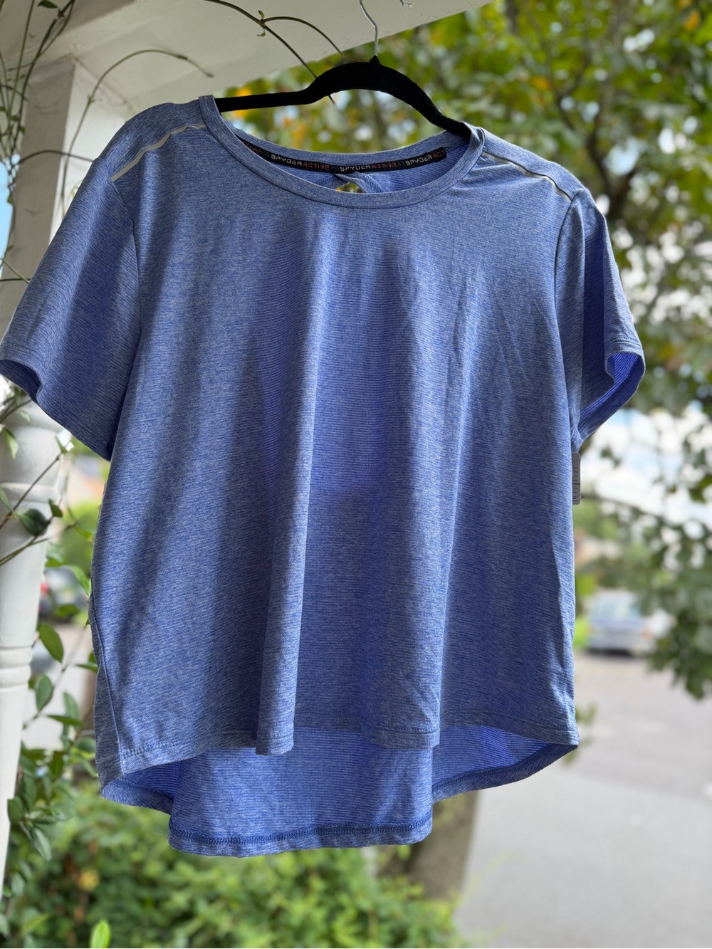 Spyder Heathered Blue Short-Sleeve Performance Tee